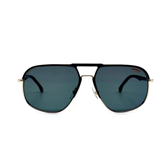 NEW CARRERA 1051318/S 2M2 BLACK GOLD GREY POLARIZED AUTHENTIC SUNGLASSES - Picture 2 of 12